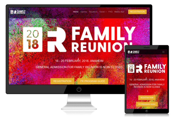 Family Reunion website