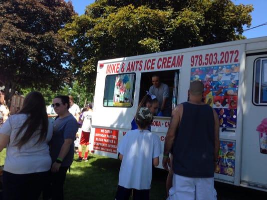 At the Clark Memorial YMCA's Annual Summer Solstice Festival in Winchendon, Ma