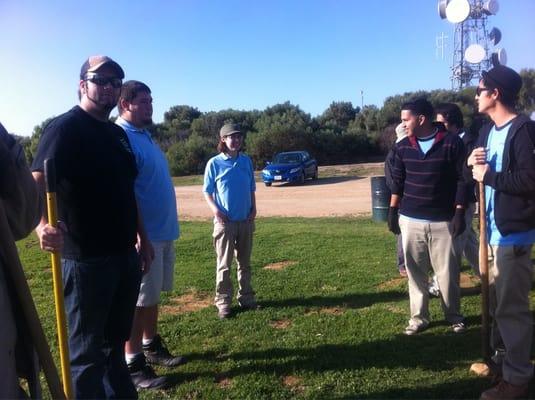 Volunteer Day with Generation Water to remove Cape Ivy from the BHC