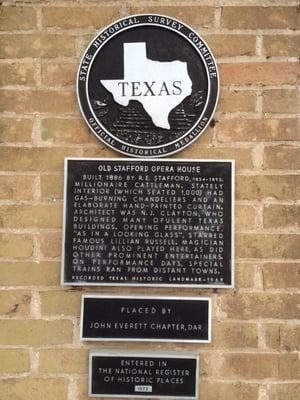 on the building where the Visitor Center is located