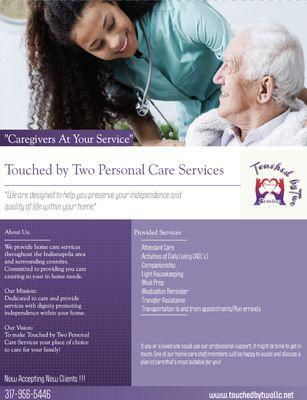 "CAREGIVERS AT YOUR SERVICE"