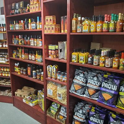 Over 100 plus
 Hot Sauces and 
Spicy Treats