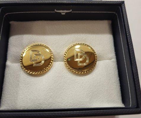 Cuff Links gold plated