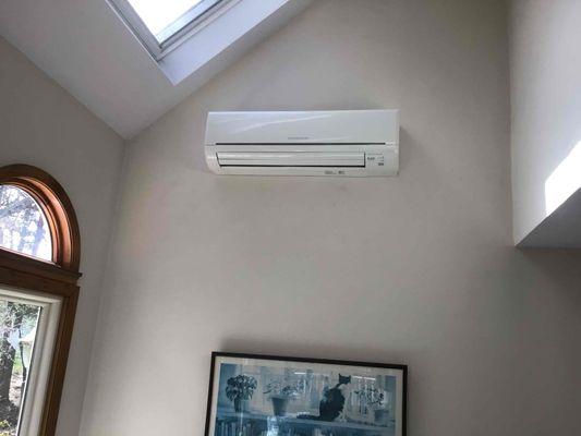 Mini split ductless unit