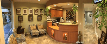 Tustin Dentist Specialist, a Brookshire Dental Corporation. Lobby Photo