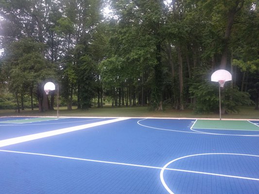 Cool basketball court