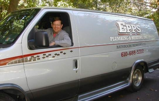 Master Plumber Alan Epps races to the rescue...