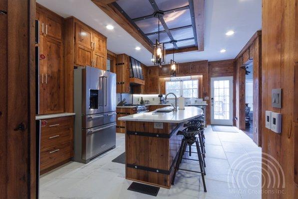 Rustic Hickory Kitchen