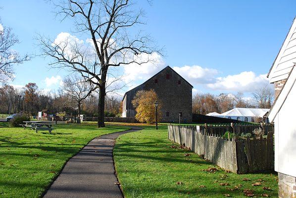 c. 1830s stone bank barn