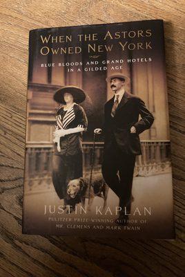 An excellent biography of the Astor Family & of NYC!.