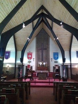 The interior of our church.