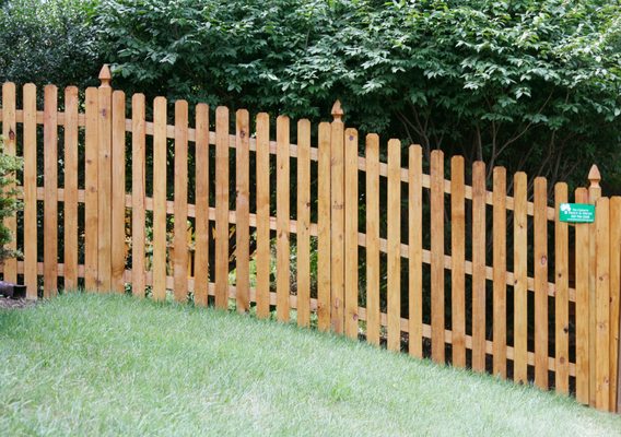 Wood Picket Fence