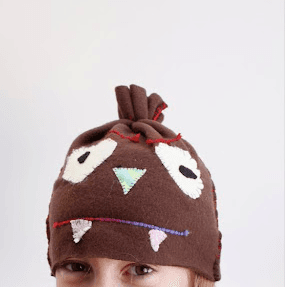 Hand stiched and embroidered hat