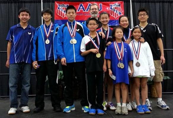 MDTTC's Junior Olympics Winners