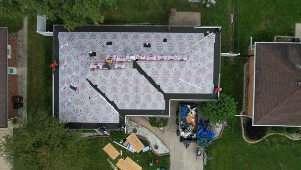 Full Owens Corning products through out.