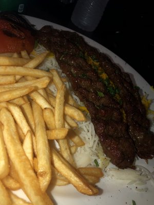 Kofta Kabob Plate