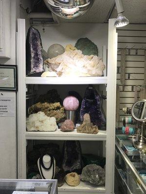 collection and stones for decoration