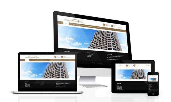 Take a look at our web design & development for Golden State Bancorp: http://goldenstatebancorp.com/