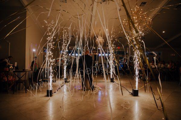 Streamers and sparklers create breathtaking photos