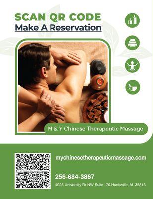 Welcome to make a reservation https://salons.go3reservation.com/m-y-chinese-therapeutic-massage-4925-university-dr-nw-suite-170-huntsville-a