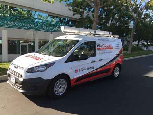 Our typical service vans.  All van's are numbered with 4 digits, that correlate to Marine Corps MOS's, in honor of our Veteran centric model