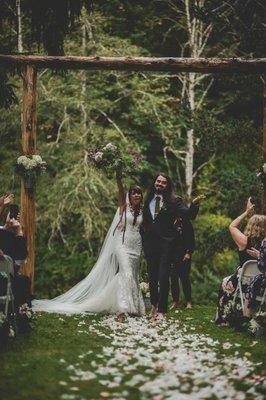 Saying "I DO" beside the river!