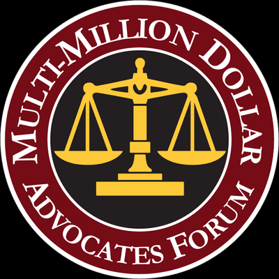 Injury Attorney Jeff Nadrich is a proud member of the Multi-Million Dollar Advocates Forum