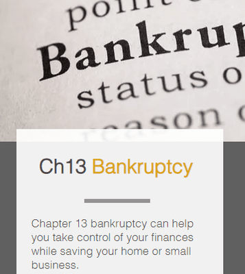 Dresslove Law Specializes in Chapter 13 Bankruptcy