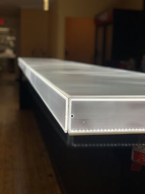 Recently installed only the light panels .. Don pre-drilled holes in the panels to secure them easier