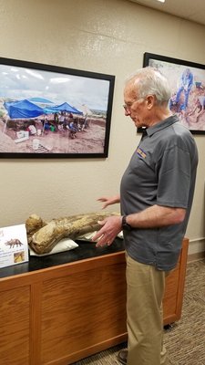 Dr. Chadwick talking about ....bones