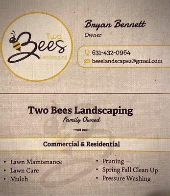 Two Bees Landscaping