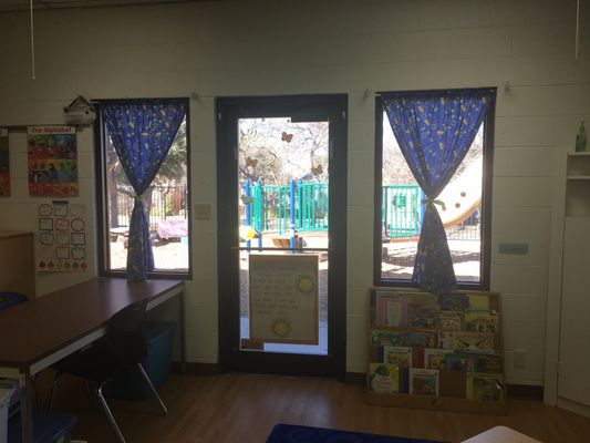 Great windows to view our playground.