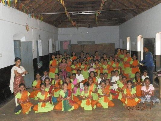 Students of Navarasa Dance Theater