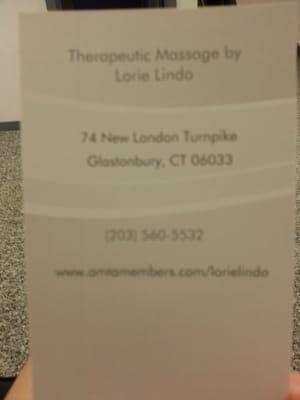 Therapeutic Massage By Lorie Lindo