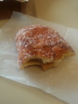 Delicious apple fritter with real apple filling.