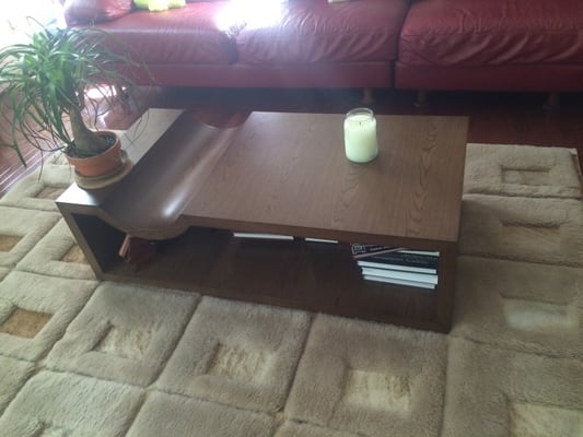 Table and rug