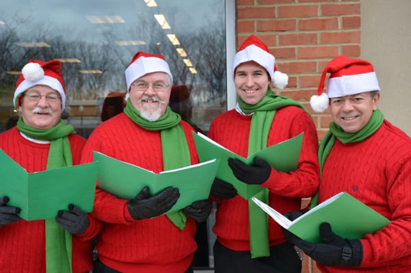 Hire Christmas Carolers for your next corporate holiday or private party.