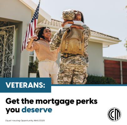 Get what you deserve! No Lender fees for our Veterans!