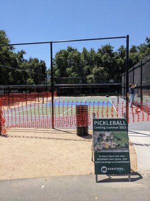 Pickleball coming soon