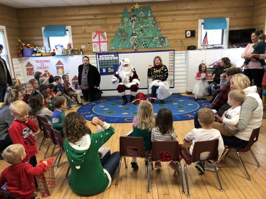 Mike playing Santa for Camp Crayon Antioch 2019