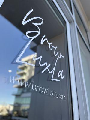 Browluxla eyebrow lamination and tint