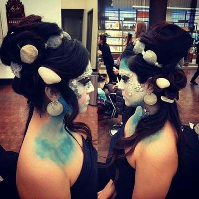 Avant garde Makeup & Updo