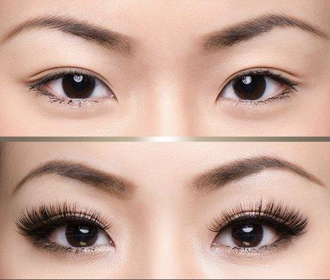 SILK VOLUME SET OF EYELASH EXTENSIONS