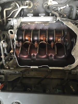 Photos of my blown intake manifold