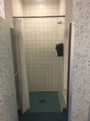 Full sized showers