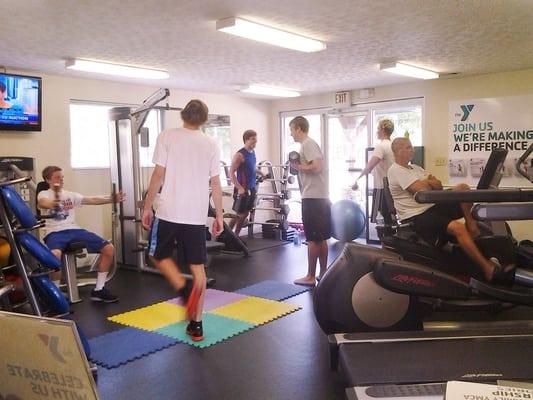 Oakwood Family YMCA: Wellness Center offering quick, effective, efficient workouts!