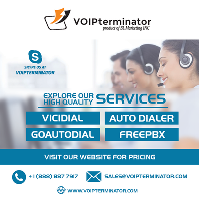 We provide all Call Center Solutions including PBX, Predictive Dialers, VoIP and Leads.