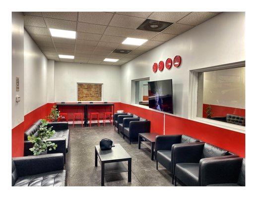 Costumers Waiting Room @ Drive Sally. Rideshare Car Rental . Cool!  1270 S Kostner Ave, Chicago, IL 60623.