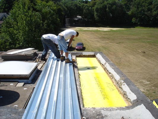 Metal Roof Deck Replacement