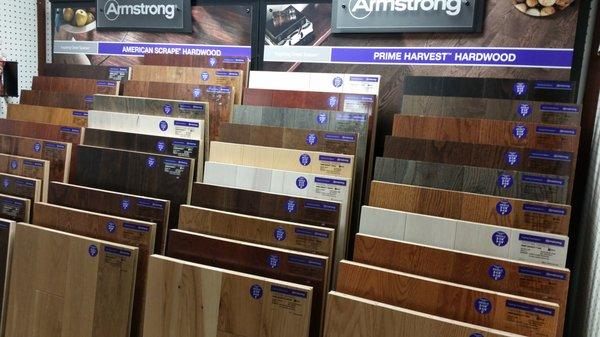 Extensive selection of engineered and solid hardwood flooring!